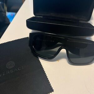 Versace Black Sunglasses - Like New!